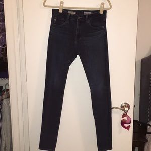 AG Denim Jeans Farrah Skinny High-Rise Skinny Cut